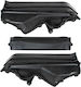 Bmw X5 E70 06-13 Cowl Upper Left + Right Engine Compartment Bulkhead + Upper Middle Firewall Cover 3 Pcs Set