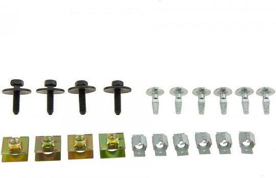 Engine Guard Clip Set Citroen C5 I/C5 Ii/C5 Iii Peugeot 407/20 Pieces EZC-PE-018