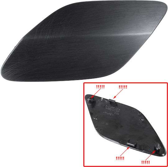 Vw Golf Plus 09-14 Headlight Washer Cap Black Left