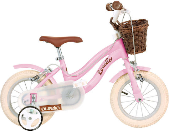 Dino Bikes 12" Детско Градско Колело с Алуминиева Рамка Розово
