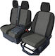 Предни Калъфи За Автомобилни Седалки 2бр Ford Transit Custom Черни