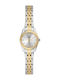 Fossil Scarlette Γυναικείο Ρολόι 20mm Μπαταρίας με Ροζ Χρυσό Ατσάλινο Μπρασελέ