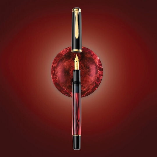 Pelikan Classic M200 Πένα Γραφής Fine Κόκκινη από Ατσάλι
