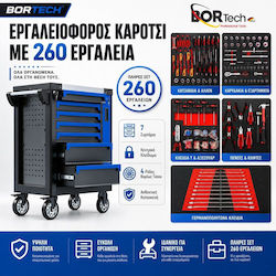 Bortech Ролков Метален Инструмент was-t0703-260-син Bortech Ролков Метален Инструмент was-t0703-260-син
