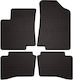 Rubber Car Mats Kia Rio Iii Ub Hatchback 2011-2017 Black Fitted