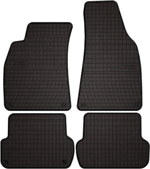 Rubber Car Mats Audi A4 B6 Sedan Wagon Cabrio Avant 2001-2004 Black Fitted