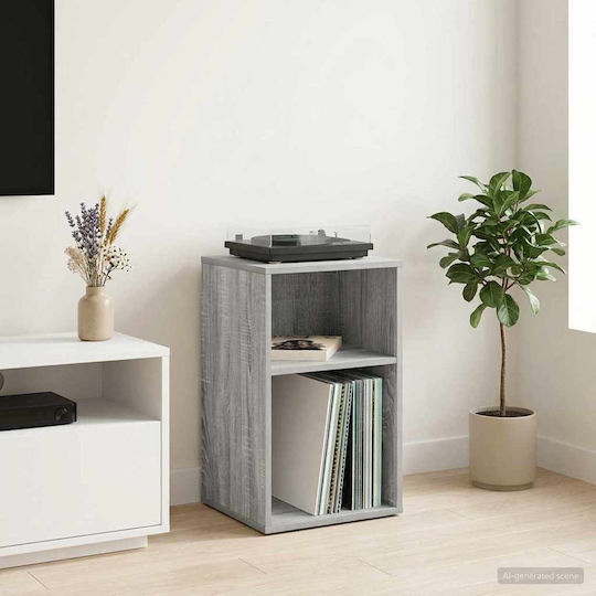 Vidaxl Ντουλάπι Δίσκων Βινυλίου Γκρι Sonoma 38x33x61 Εκ 1 Τεμ