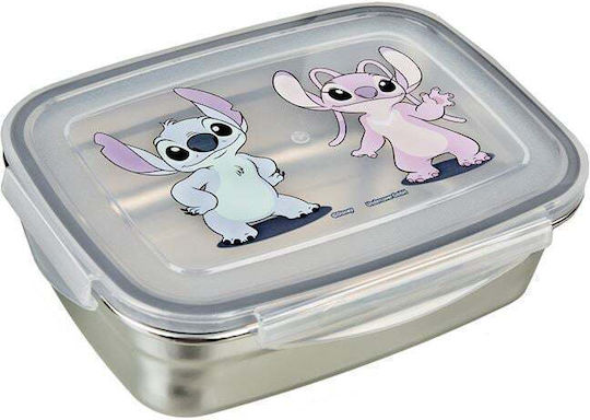 Gim Неръждаемо Детско Дoхче За Храна Stitch Сив