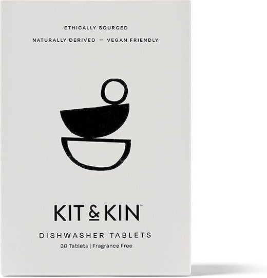 Kit & Kin 30 Κάψουλες Πλυντηρίου Πιάτων Οικολογικές