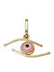 Tasoulis Jewellery Collection Charm Ματάκι από Χρυσό 9Κ
