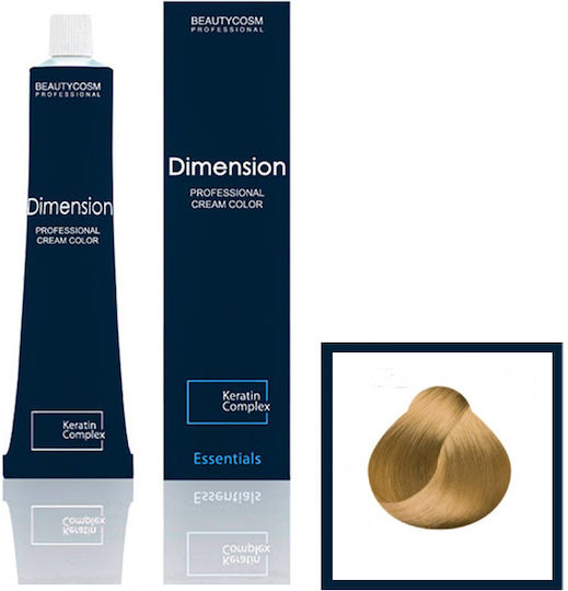 Dimension Hair Color Cream Νο 8.73 Ξανθό Ανοιχτό Μελί, Επαγγελματική Βαφή Μαλλιών Με Σύμπλεγμα Πρωτεϊνών Κερατίνης, 100ml
