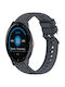 Gummi-Armband Grau 20mm