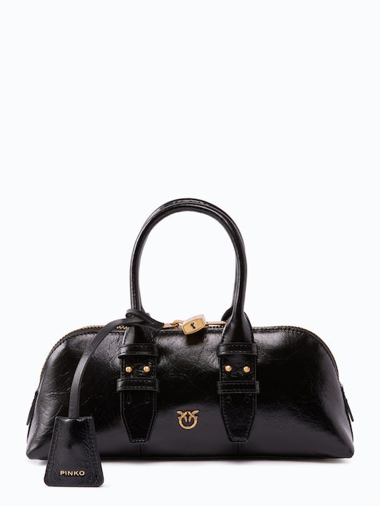 Leather Women's Handbag Crossbody Shoulder Black