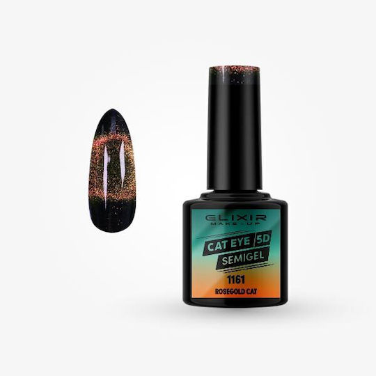 Elixir Gel Nagellack #1161 Rosegoald Katzenauge 8ml