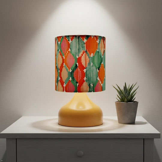 Inspiral Tree Μεταλλικό Πορτατίφ για Ντουί E27 με Πορτοκαλί Καπέλο και Βάση
