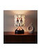 Inspiral Tree Metal Table Lamp for E27 Socket with Shade and Purple Base