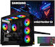 Vengeance Outcast-V57 Настолен Компютър (Ryzen 7-5700X/32GB DDR4/1.0TB SSD/Radeon RX 6500 XT/Без Операционна Система) И Монитор Samsung 24″ LS24F330EAUXEN