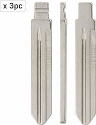 Set 3 Auto Key Blades 50# Hyn14/hy16 Hyundai Kia Set 3 Auto Key Blades 50# Hyn14/hy16 Hyundai Kia