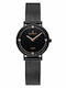 Radiant Women's Watch 30mm Battery with Black Stainless Steel Strap
