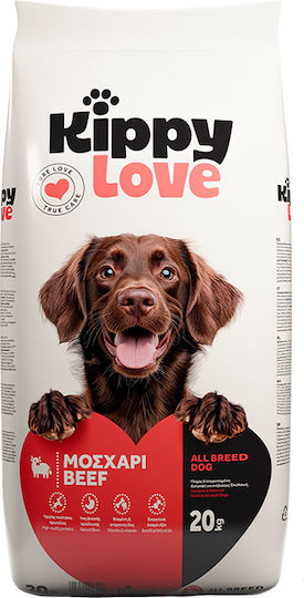Kippy 20kg Dry Dog Food for Adult Dogs with Beef