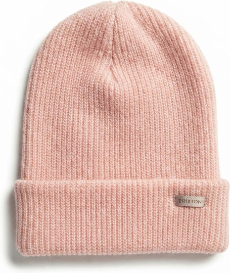 Beanie Γυναικείος Σκούφος Πλεκτός σε Ροζ χρώμα