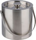 Alpina Appliances Σαμπανιέρα Ασημί με Διαστάσεις 15.5x15.5x15.5cm