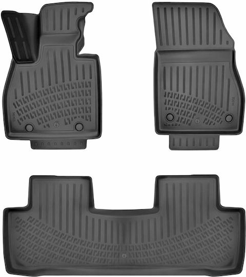 Rizline 3 Stück 3D Gummimatten TPE Byd Sealion 7 Ev 2024+ Schwarz