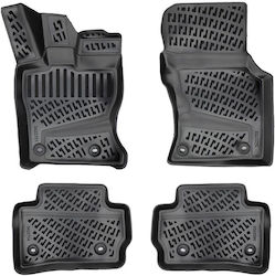Car Mats Raised Sides 3D Rubber TPE Land Rover Land Rover Range Rover Velar L560 2017 Rizline 4 Black Pieces Car Mats Raised Sides 3D Rubber TPE Land Rover Land Rover Range Rover Velar L560 2017 Rizline 4 Black Pieces