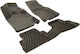 Car Mats Raised Sides 3D Rubber TPE Jeep Compass EV 2025 Rizline 4 Pieces Black