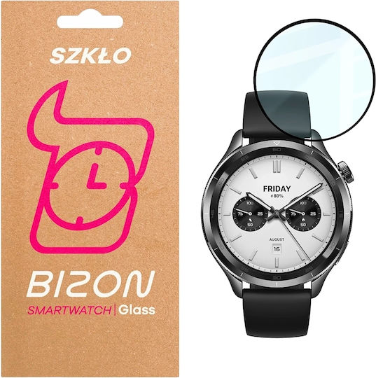 Bizon Gehärtetes Glas Für Xiaomi Watch S4 1 Stück