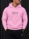 Henry Hooded Sweatshirt Pink 3-803