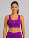 Women's Athletic Sports Bra Purple with Light Padding