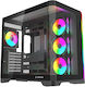 Rampage Lyron Gaming Midi Tower Carcasă PC cu Deschidere Laterală Neagră