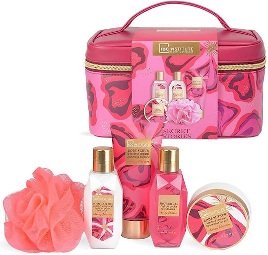 IDC Institute Secret Stories Skin Care Set for Moisturizing & Body Cleaning Cherry Blossom 6 Pieces
