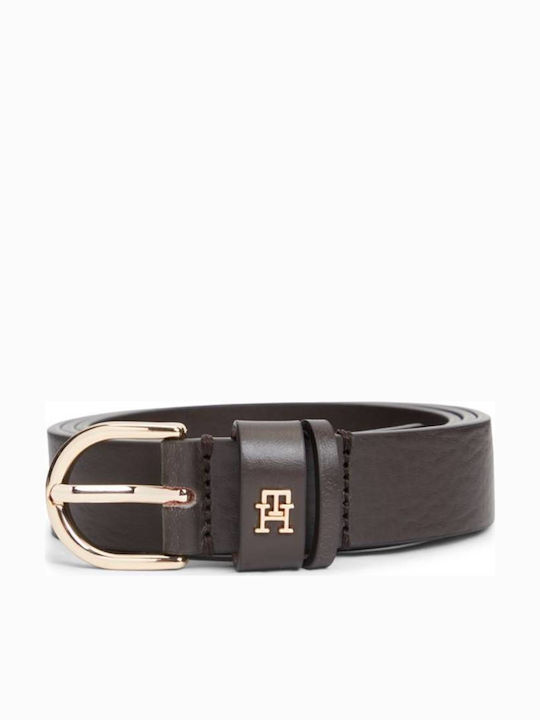 Tommy Hilfiger Curea Dama Din Piele Maro