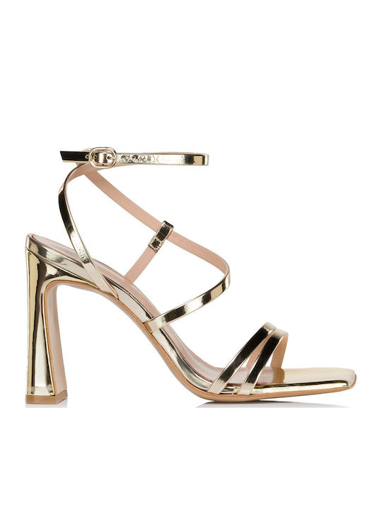Envie Shoes Πέδιλα Χρυσά