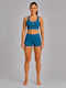 Training Women's Set with Short Leggings High Waist Oceanside