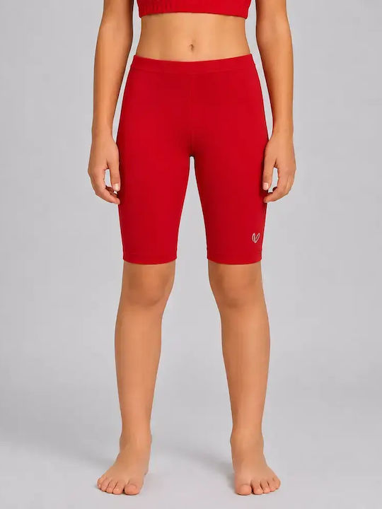 Kids Short Leggings Sporting Red