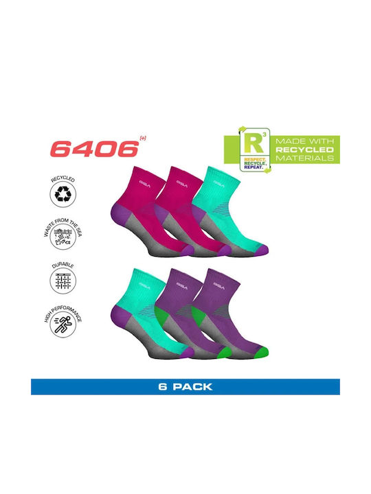 GSA Extra Șosete Sport Multicolore 6 Perechi