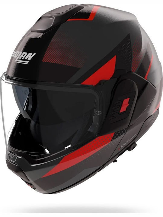 Nolan N120-1 Ciclone 364 Grigio Lava/nero/rosso...
