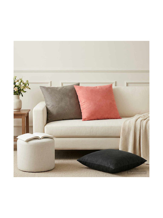 vidaXL Sofa-Kissen Heerlen Aus Samt Dunkelgrau ...