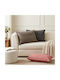 vidaXL Sofa-Kissen Houten aus Samt Rosa 50x70cm