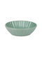 Alpina Appliances Round Green Ceramic Serving Bowl with Diameter 13cm