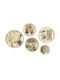 Frames Huhu Set 5 Pieces 693bse6157 Ø43.2 37.4 31.6 25.9 20cm Multi Wallity Round MDF Wood