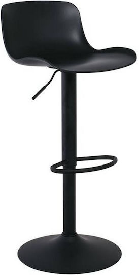 Σκαμπό Μπαρ από Πολυπροπυλένιο Moss Black 2τμχ 44x45x58εκ.
