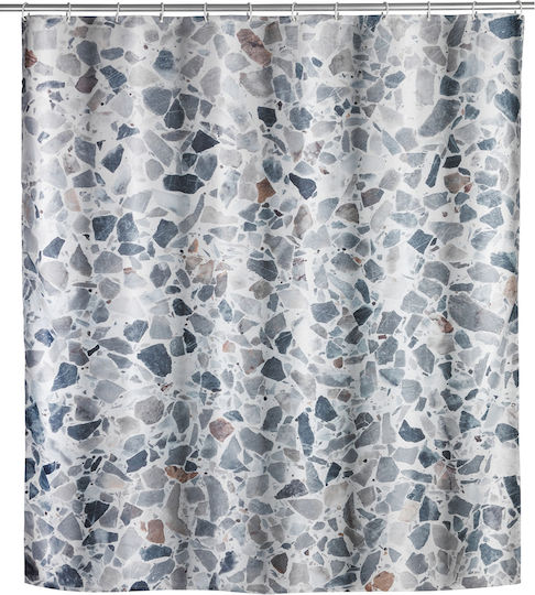 Wenko Κουρτίνα Μπάνιου Υφασμάτινη 180x200cm Γκρι