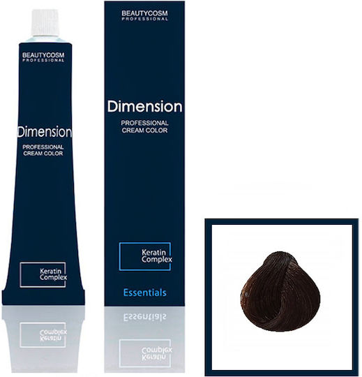 Dimension Hair Color Cream Νο 5.76 Καστανό Ανοικτό Μαρόν Κόκκινο, Επαγγελματική Βαφή Μαλλιών Με Σύμπλεγμα Πρωτεϊνών Κερατίνης, 100gr.
