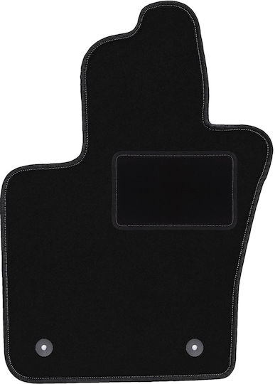 Velour Driver Mat Fiat 500x Crossover 2014-2018 Black