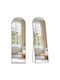 Songmics Καθρέπτης με Μαύρο Πλαίσιο 150x40cm