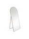 Mirrors & More Britt Oglindă cu Cadru Metalic Galben 170x70cm